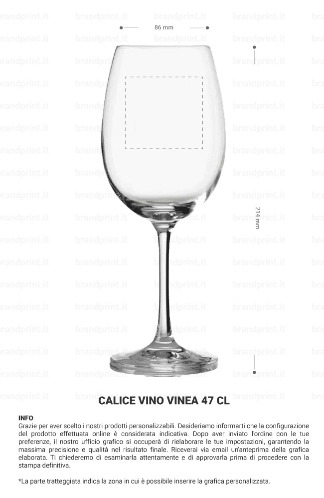 Segna coppa di vino (calice) personalizzato a tema